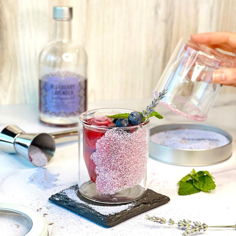 MixCraft Spirit Infusion Kit - Premium Craft Cocktail & Mocktail Mixer, Glass Bottle, Collapsible Funnel, Flavor Pouch & Recipe, Blueberry Lavender - Image 5